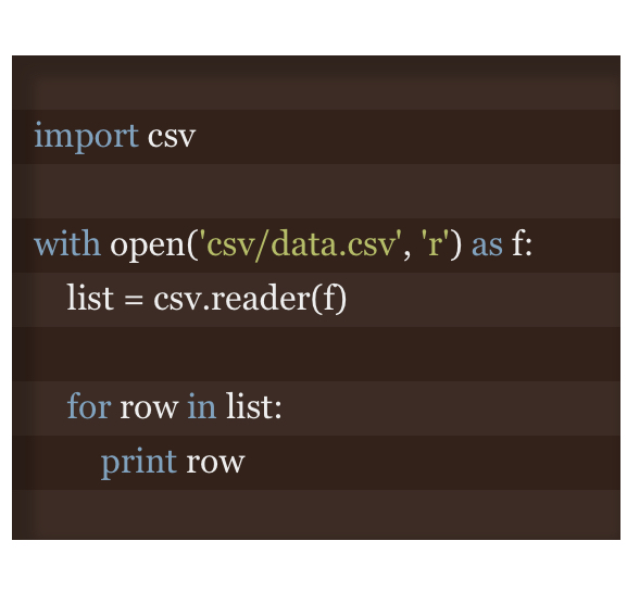 python CSV読み込み