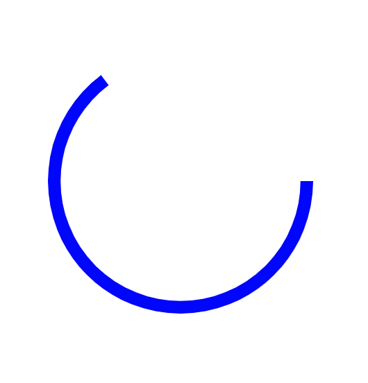 SVG 円の輪郭のアニメーション